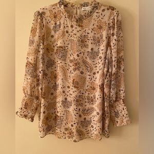 Floral Women’s Printed Long Sleeve Blouse